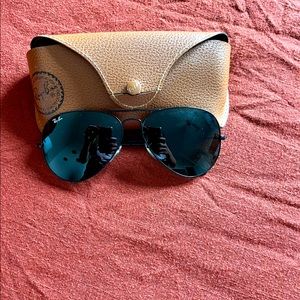 Ray ban all black aviators